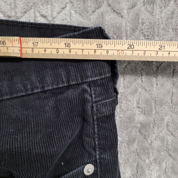Levi's 507 Stretch Corduroy‎ Pants Mens Size 38x30 Black Tapered - Picture 4 of 10